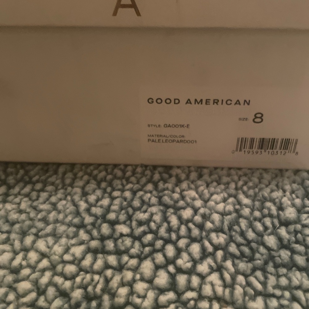 Good American Leopard Print Shoes - Size 8